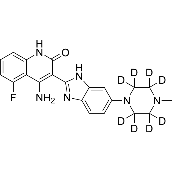 Dovitinib-d8 (Dovitinib d8) 1246819-84-0